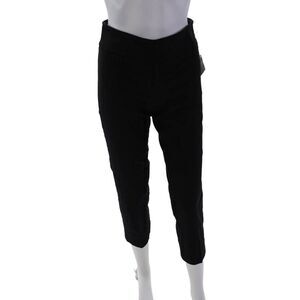Estelle & Finn Womens Stretch Mid-Rise Dress Skinny Pants Solid Black Size 0